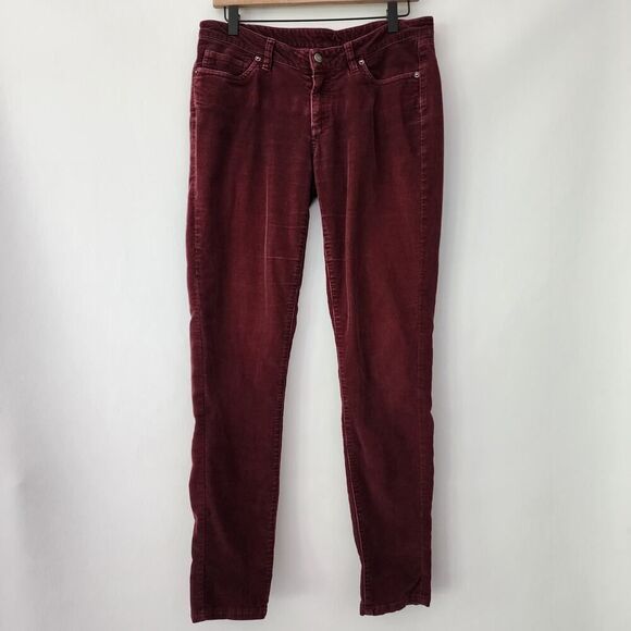 Patagonia Pants - Patagonia Corduroy jeans pants plum purple red‎ Organic Cotton womens size 28